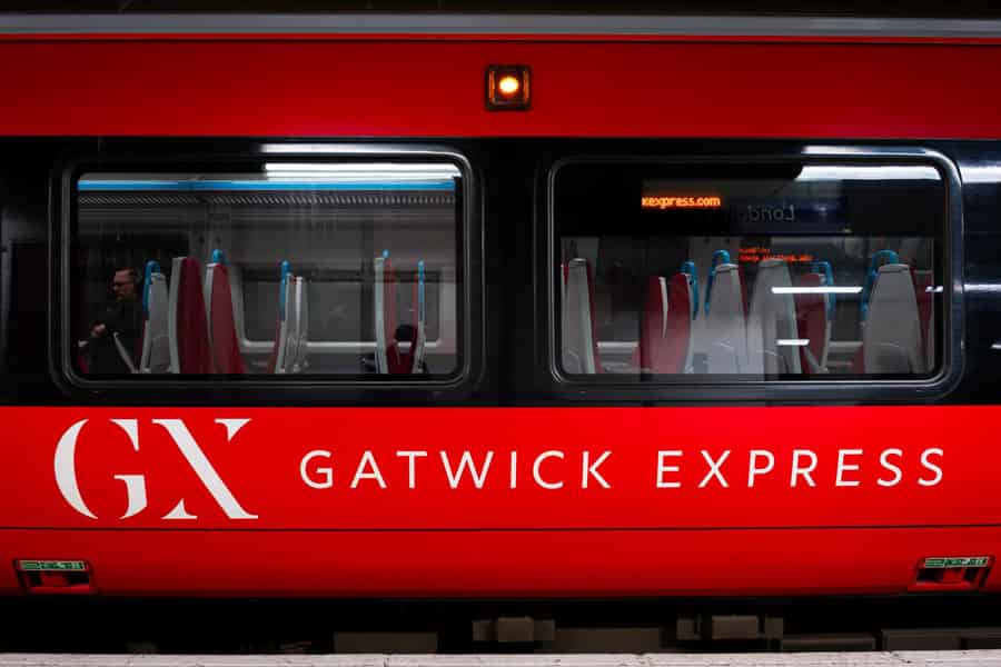 De directe trein naar het centrum van Londen