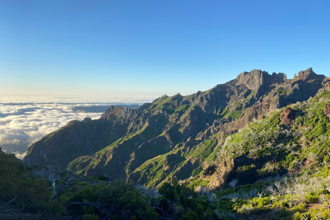 Pick up in Pico do Areeiro back to Achada do Teixeira