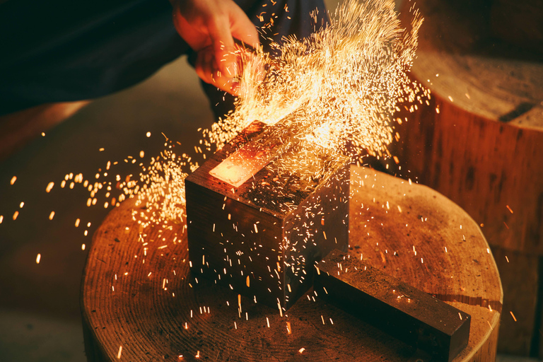 Authentic knife making experience at a blacksmith in Kyoto