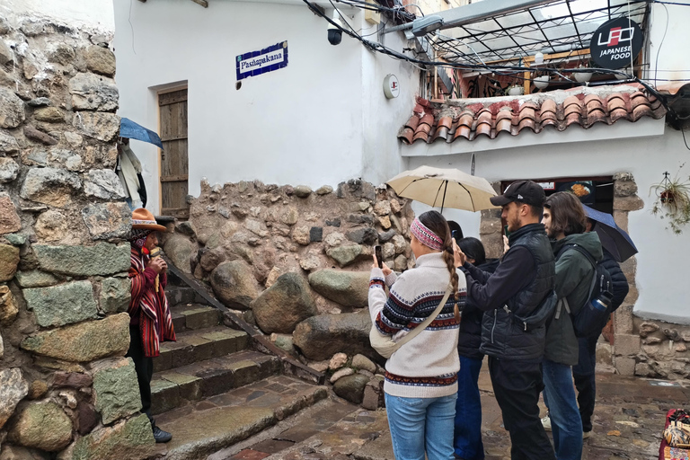 Cusco: Excursão a pé pelo centro histórico e vistas panorâmicas com bebida local