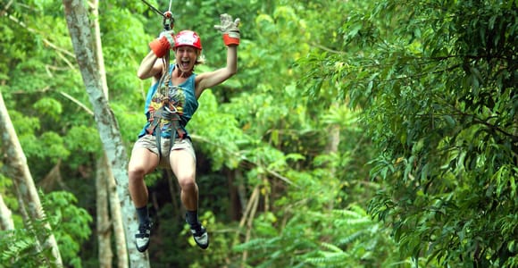 Krabi: Zipline, ATV & Top Rope Climbing Experience