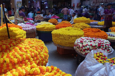 Bangalore : Promenade nocturne dans la rue et visite du marché