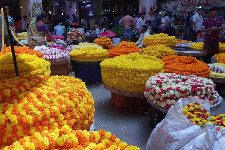 Bangalore : Promenade nocturne dans la rue et visite du marché