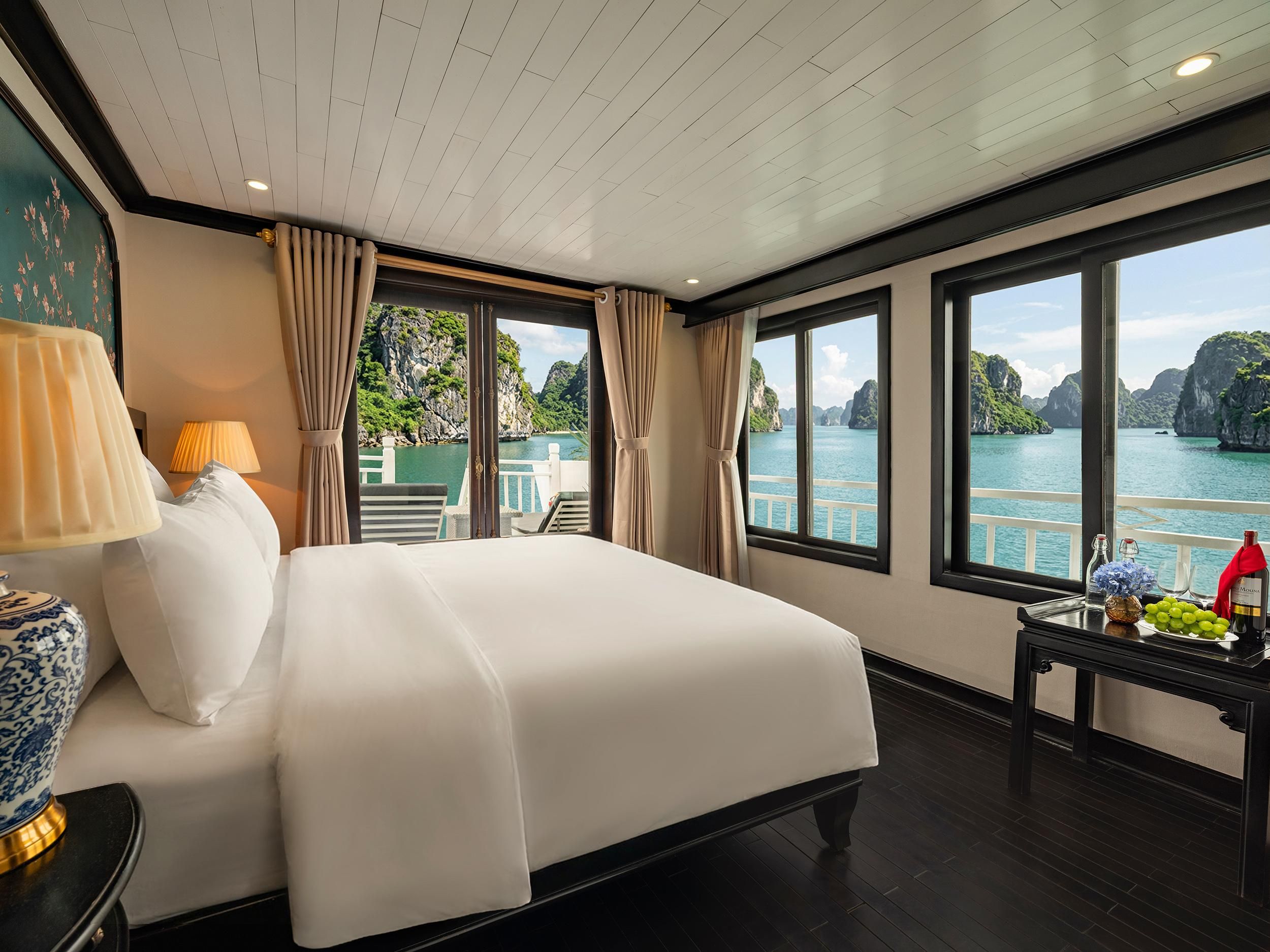 Halong-Bucht: 2-tägige 4-Sterne-Kreuzfahrt mit Übernachtung auf der Cozy Grand