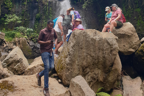 Arusha waterfall,village walk &/or coffee tour Village walk &watetfall