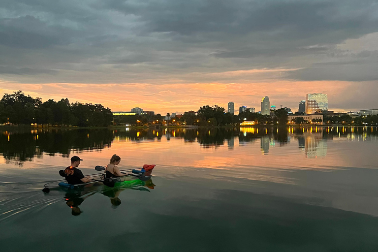 Orlando: Sunset Clear Kayak or Paddleboard in Paradise TourSunset Tour