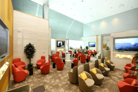 Dubaj: Międzynarodowe Lotnisko Marhaba Lounge (DragonPass)Odloty międzynarodowe T3: Salon Marhaba (hala C)