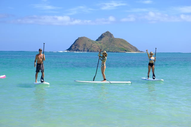 Oahu: Kailua Stand Up Paddle Board lecke