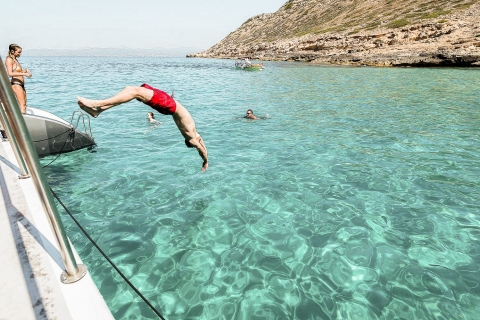 Palma de Mallorca: tour de medio día en catamarán con buféCrucero de mañana