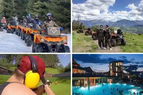 Desde Cracovia: Cuadriláteros de Zakopane, Campo de Tiro y Termas