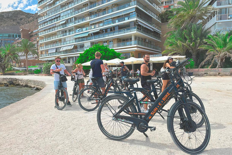 Alicante: Full Activity E-Bike Tour with Snorkeling and Parasailing