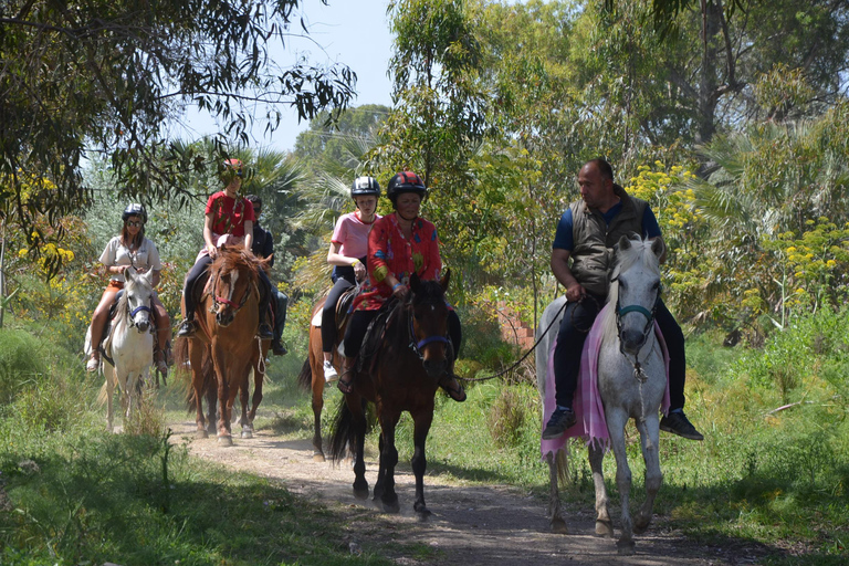 Pamucak: Horseback Riding Tour with Beach Swim