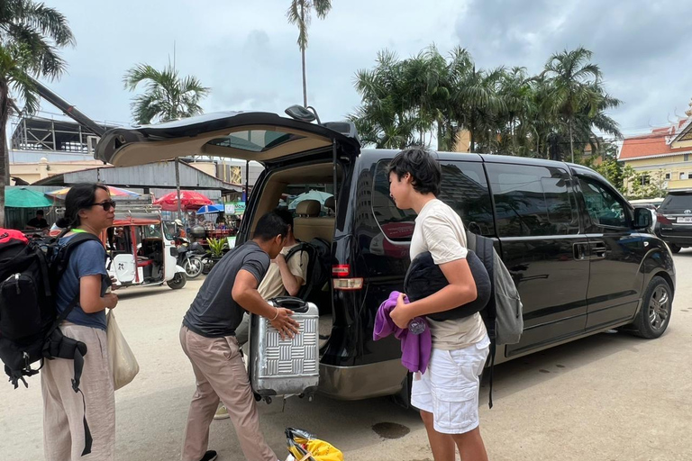 Transporte em táxi privado entre Battambang e Koh Kong