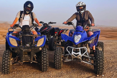 Marrakech: Agafay Desert Quad-and-Camel Safari & Dinner Show Marrakech: Agafay Desert Safari, Quad, Camel & Dinner Show