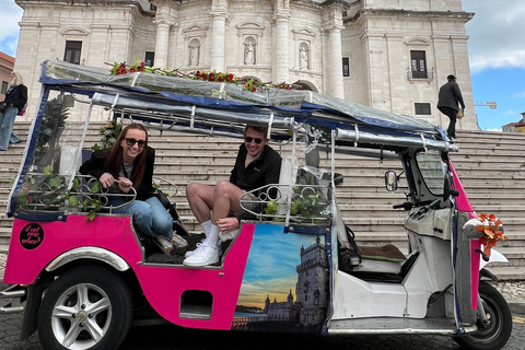 Lizbona: zwiedzanie Lizbony elektrycznym tuk tukiemLizbona: Prywatna wycieczka po mieście elektrycznym Tuk Tukiem