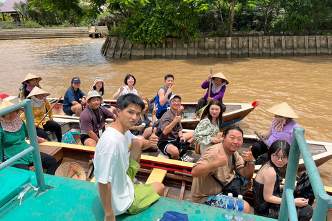 Da HCM: Tour di 2 giorni del Delta del Mekong e del mercato galleggiante di Cai Rang