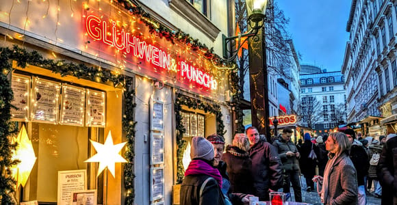 Vienna: Christmas Market Food and Drinks Tour