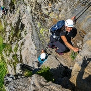 Ötztal: Via Ferrata Klettersteig Tour am Lehner Wasserfall