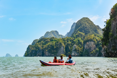 Phuket: Passeio de barco e canoa marítima pela ilha James Bond