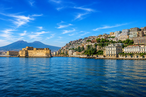 Naples: Panoramic boat tour of the Gulf with audio guide