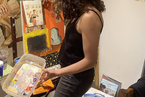 Paint with an artist in a Bariloche workshop