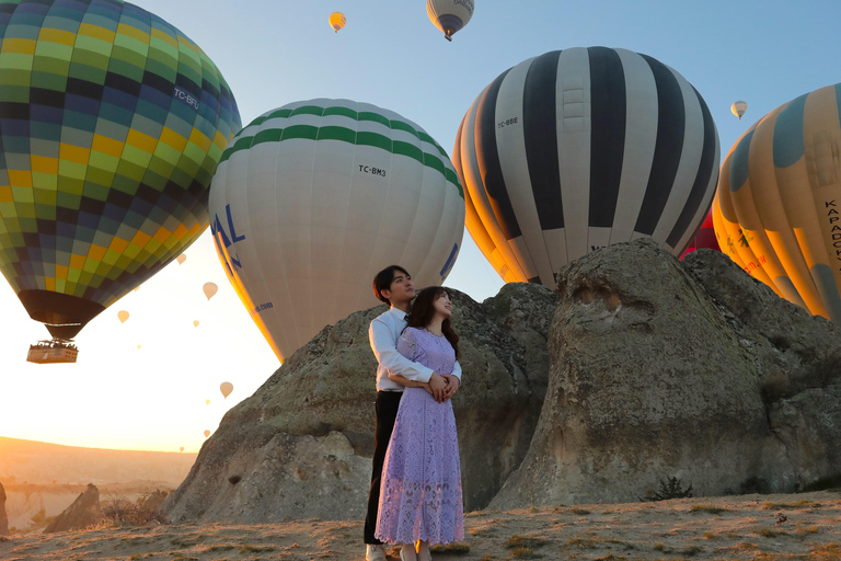 Visite de la zone photo de la Cappadoce en montgolfière