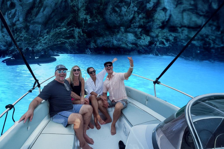 Tivat: Speedboat Tour with Blue Lagoon and Old Military Base