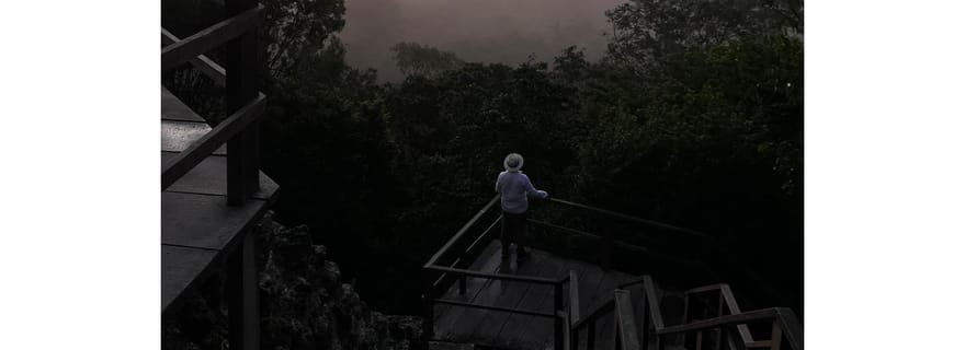 Tikal au coucher du soleil : visite archéologique et vues