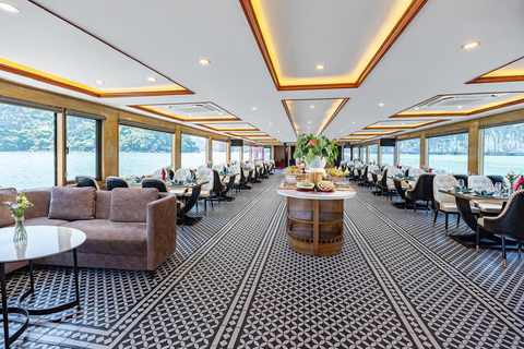 Ha Long Bay Day Trip: Luxury Cruise & Buffet Lunch & Jacuzzi Option 2: For Guests from Ha Long