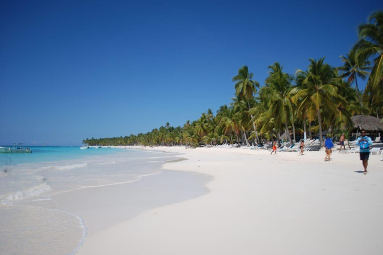 Punta Cana: Entdecke die Insel Saona auf einer luxuriösen Katamaran-Kreuzfahrt mit MittagessenPunta Cana: Saona Island Katamaran Deluxe-Kreuzfahrt mit Mittagessen