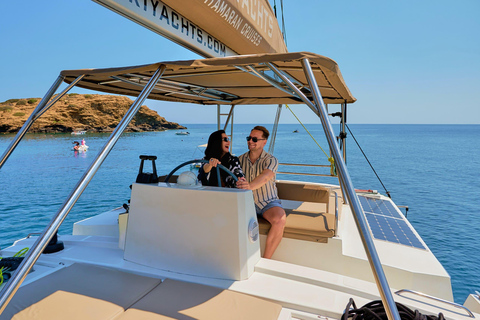 Ierapetra: All-inclusive Catamaran Cruise to Chrissi Island Morning Cruise wW/Transfer from Elounda, Ag.Nikolaos, Istron