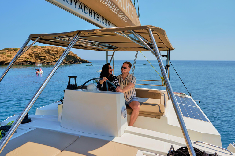 Ierapetra: All-inclusive Catamaran Cruise to Chrissi Island Morning Cruise wW/Transfer from Elounda, Ag.Nikolaos, Istron