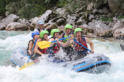 Bovec: Soča River Rafting Adventure with Photos and Drink Shared Tour