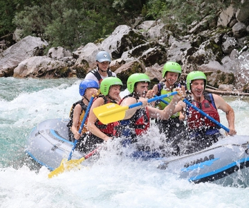 Bovec: Soča River Rafting Adventure with Photos and Drink