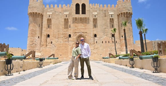 Von Kairo Alexandria Katakomben, Zitadelle Tagestour mit Mittagessen