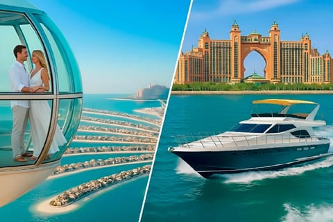 Dubai Marina Yacht Cruise with Ain Dubai Entry Ticket