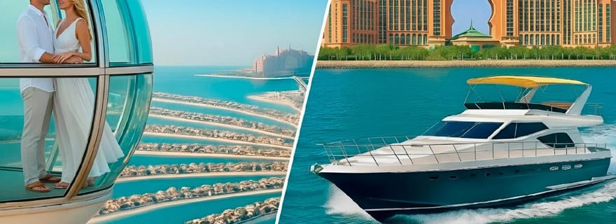 Croisière en yacht dans la marina de Dubaï avec billet d'entrée à Ain Dubaï
