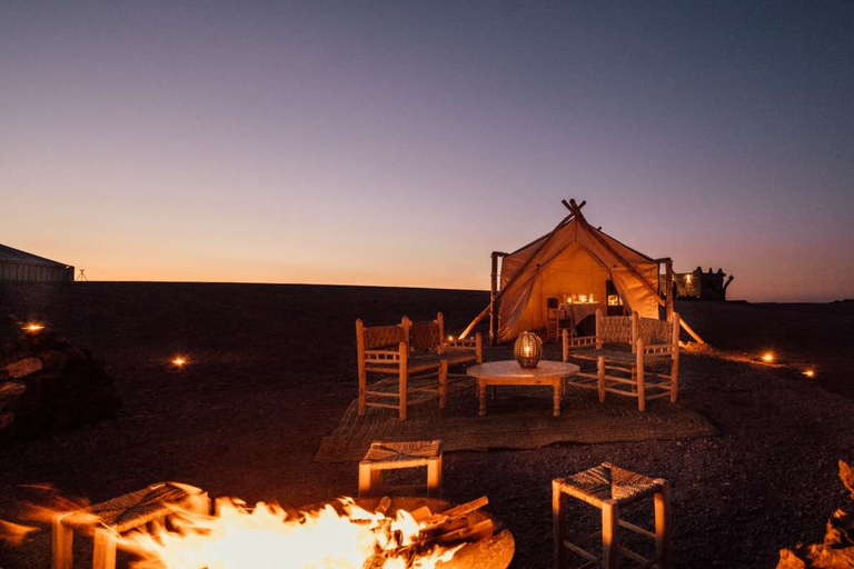 Marrakech: Deserto de Agafay, passeio de camelo e jantar berbere