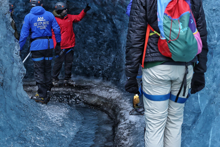 From Jökulsárlón: Ice Cave and Glacier Exploration Tour