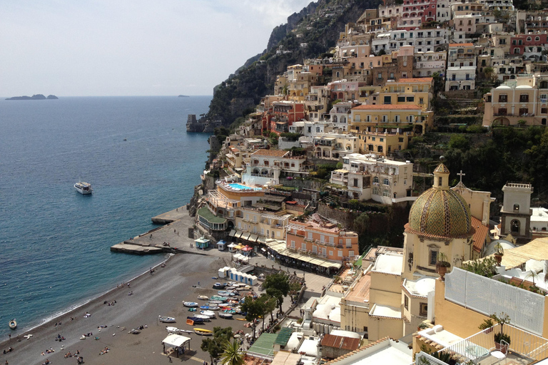 Von Sorrento aus: Goldener Abend in Positano