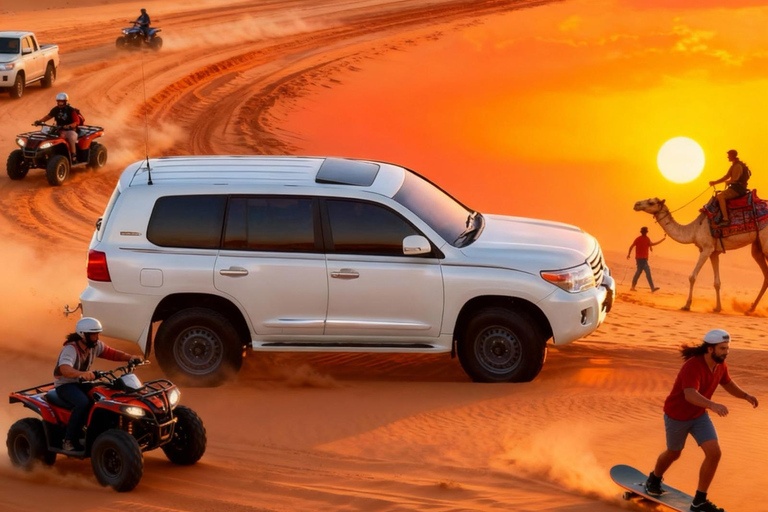 Doha: Desert Safari, Quad Bike, Camel Ride and Sandboarding Doha: Desert Safari, Quad Bike, Camel Ride and Sandboarding