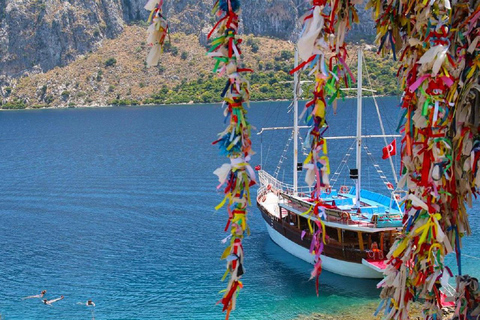 Desde Icmeler: Excursión en barco por la costa turca del Egeo con almuerzo