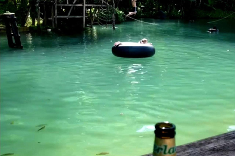 Laos: Jungle Zipline en Caving TourLaos: Jungle Zipline en speleologie-tour