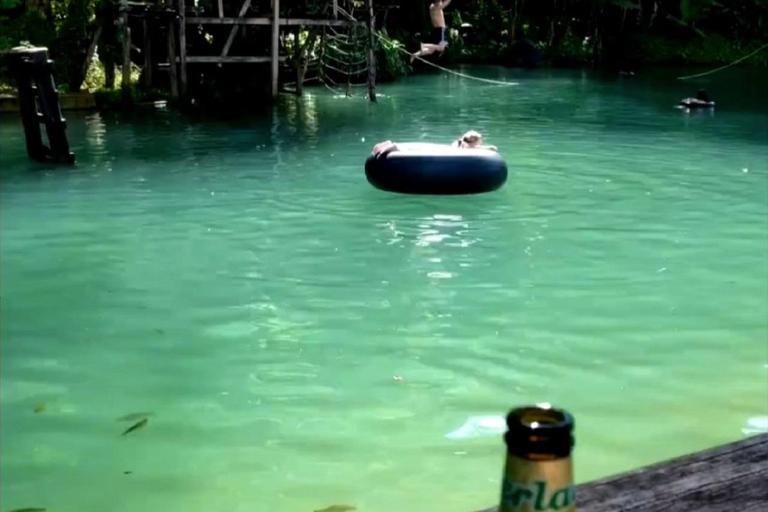 Laos: Jungle Zipline en Caving TourLaos: Jungle Zipline en speleologie-tour