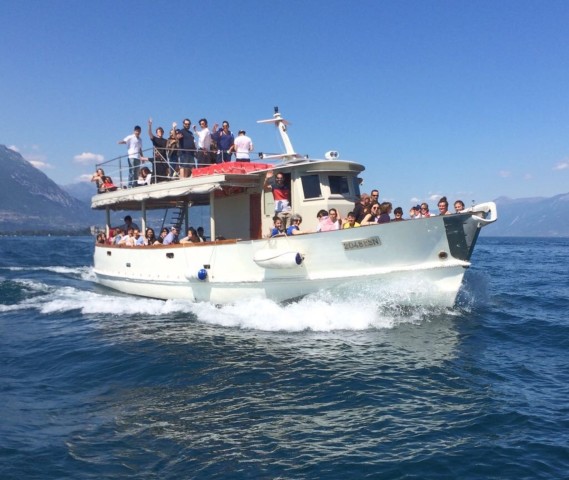 Visit From Lake Garda Sirmione Boat Ride with Aperitif in Lake Garda