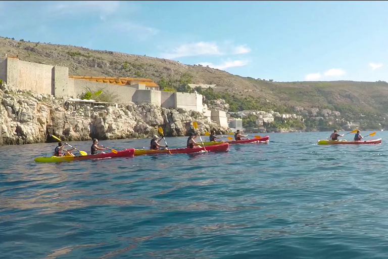 Dubrovnik: Tour guiado de caiaque no mar e mergulho com snorkel