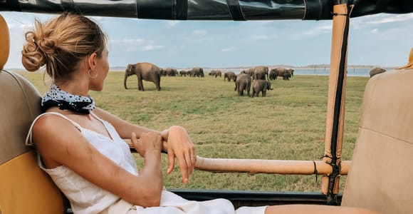 Von Hikkaduwa/Galle/Weligama/Mirissa: Udawalawa Safari Tour