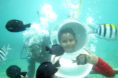 Bali: Sea Walker Under Water Experience Bali: Fish Sighseeing and Feeding Under Water Experience