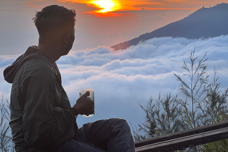 Randonnée privée au Mont Batur avec sources d'eau chaude et transfert à l'hôtel