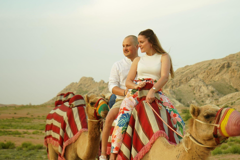 Au départ de Dubaï : Dîner privé dans les dunes de MleihaDîner privé